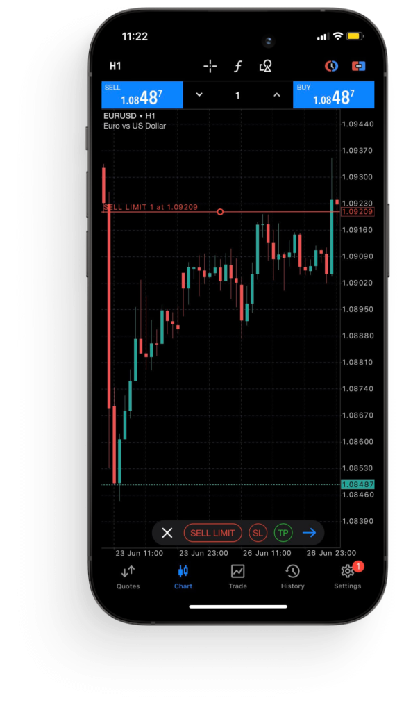 MetaTrader 5 for iPhone